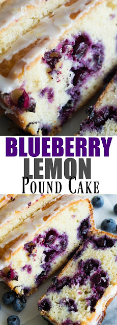 Blueberry Lemon Pound Cake