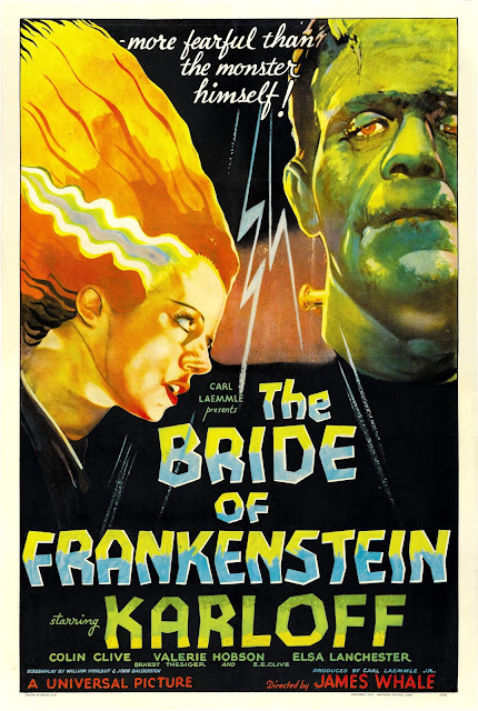 THE BRIDE OF FRANKENSTEIN. Cartel One Sheet: 69 x 104 cms. Estados Unidos. Arte: Karoly Grosz. LA NOVIA DE FRANKENSTEIN. The Bride of Frankenstein. 1935. Estados Unidos. Dirección: James Whale. Reparto: Boris Karloff, Colin Clive, Valerie Hobson, Elsa Lanchester, Ernest Thesiger, Dwight Frye, Gavin Gordon, Una O’Connor, Douglas Walton, John Carradine, Walter Brennan.