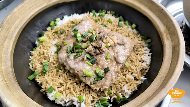 Yue Xiang Bao Cheras Menu Claypot Pork Patty Rice, Ginger & Salted Fish