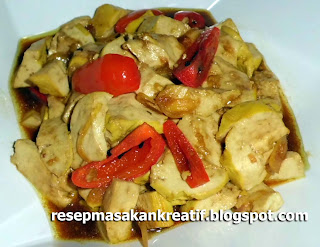 resep tumis tahu saus tiram