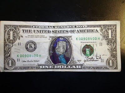 dollar bill drawing