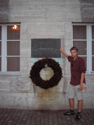 claus von stauffenberg execution. Colonel Claus Schenk Graf von Stauffenberg's office within, and the memorial 