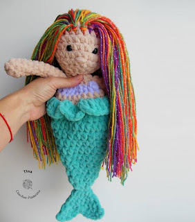 PATRON GRATIS SIRENA AMIGURUMI 67598