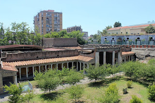 The ruins of the Villa Oplontis, part of the city destroyed by the 1906 Vesuvius eruption