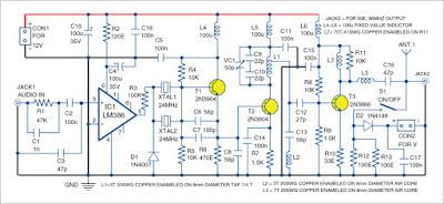 How To Design Your Own Crystal-Locked FM Transmitter Using LM386 