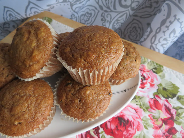 Sour Cream Applesauce Muffins