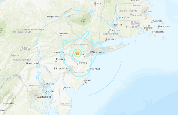 4.8 magnitude earthquake recorded in New Jersey | East Coast Shaken by Earthquake and Aftershocks