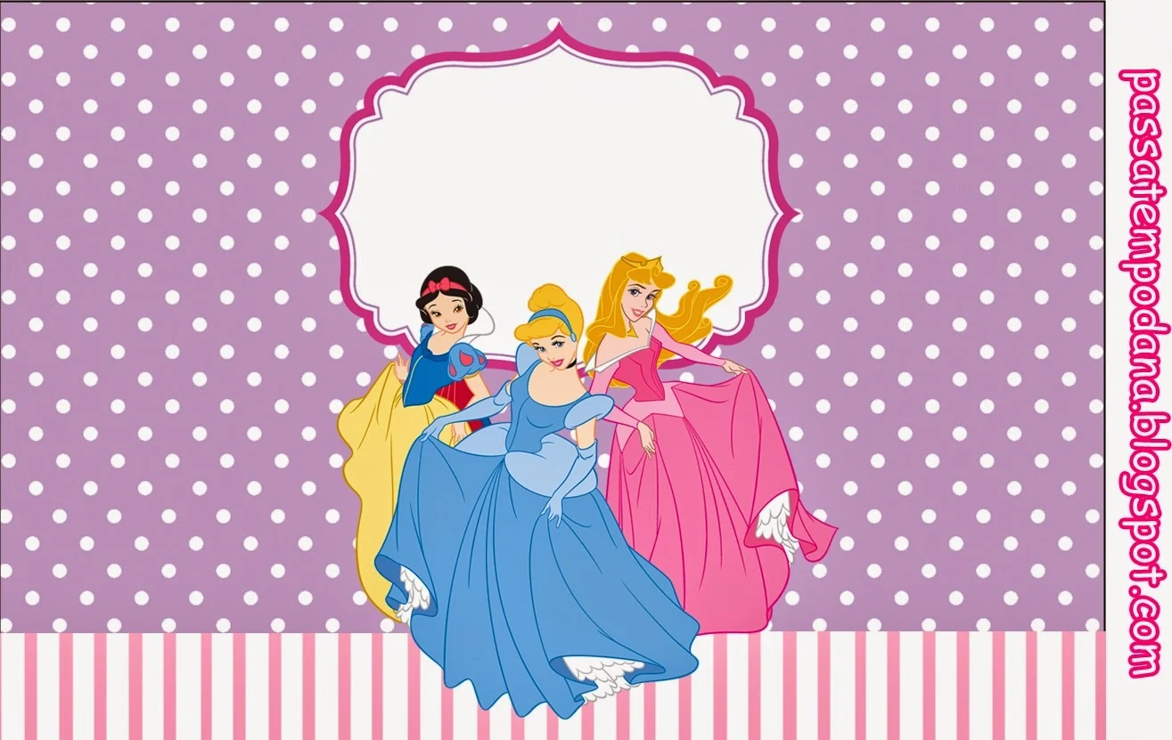 Disney Princess Birthday: Free Printable Candy Bar Labels.