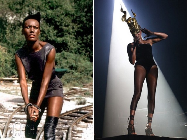 Grace Jones young and old pictures