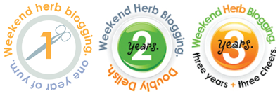 Weekend Herb Blogging Three Year Anniversary