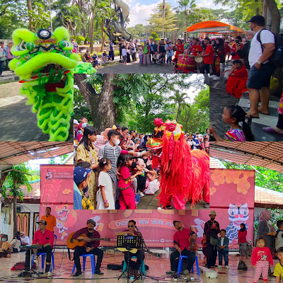 Festival Imlek 2023 Hiasi Kebun Binatang Surabaya