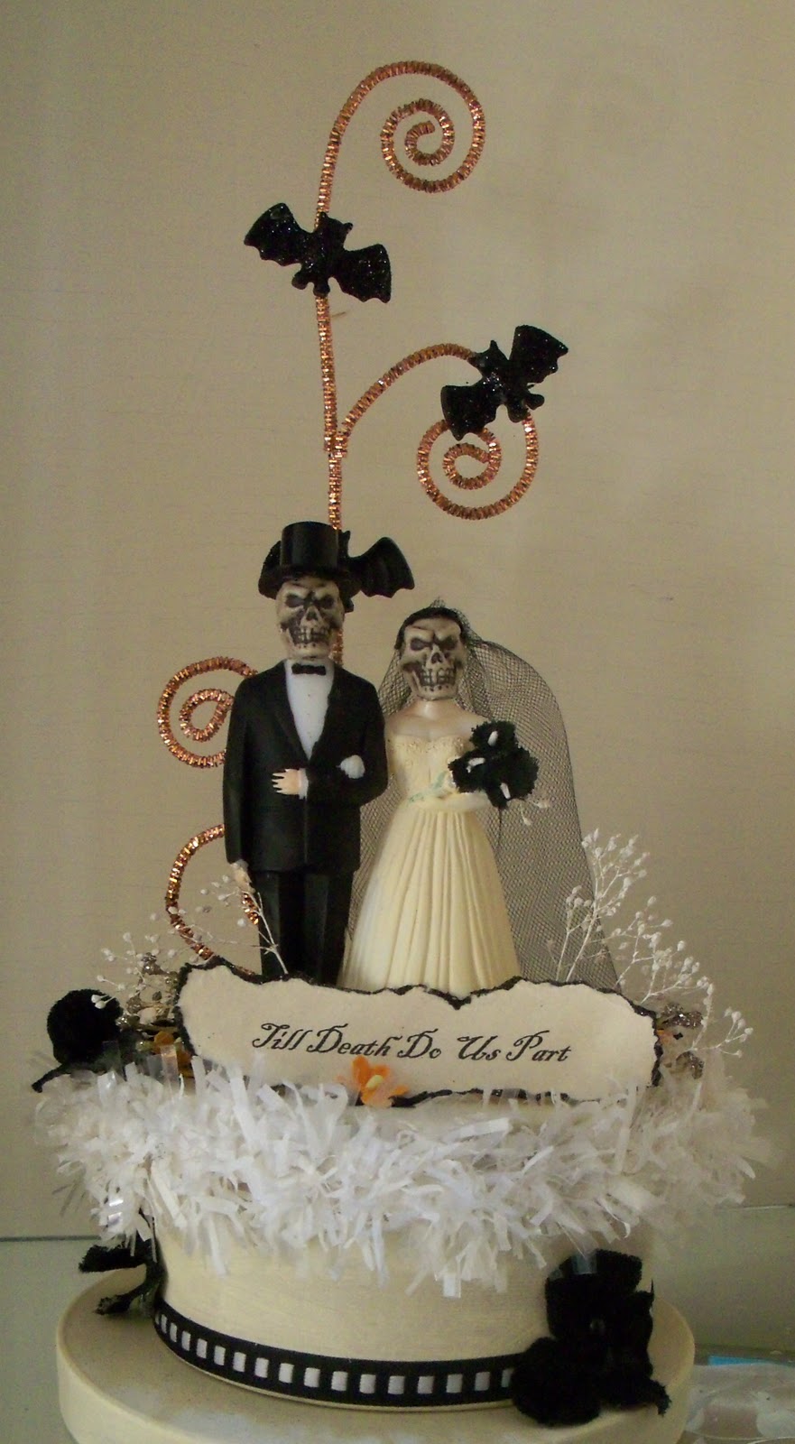 50 s style wedding tabledecor