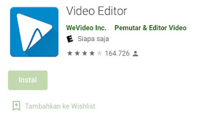 Aplikasi edit video Android tanpa Watermark