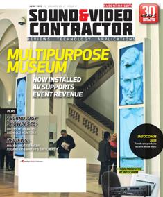 Sound & Video Contractor - June 2012 | ISSN 0741-1715 | TRUE PDF | Mensile | Professionisti | Audio | Home Entertainment | Sicurezza | Tecnologia
Sound & Video Contractor has provided solutions to real-life systems contracting and installation challenges. It is the only magazine in the sound and video contract industry that provides in-depth applications and business-related information covering the spectrum of the contracting industry: commercial sound, security, home theater, automation, control systems and video presentation.