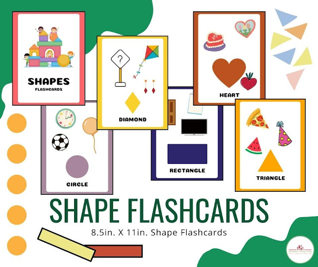 Large Shape Flashcard Posters