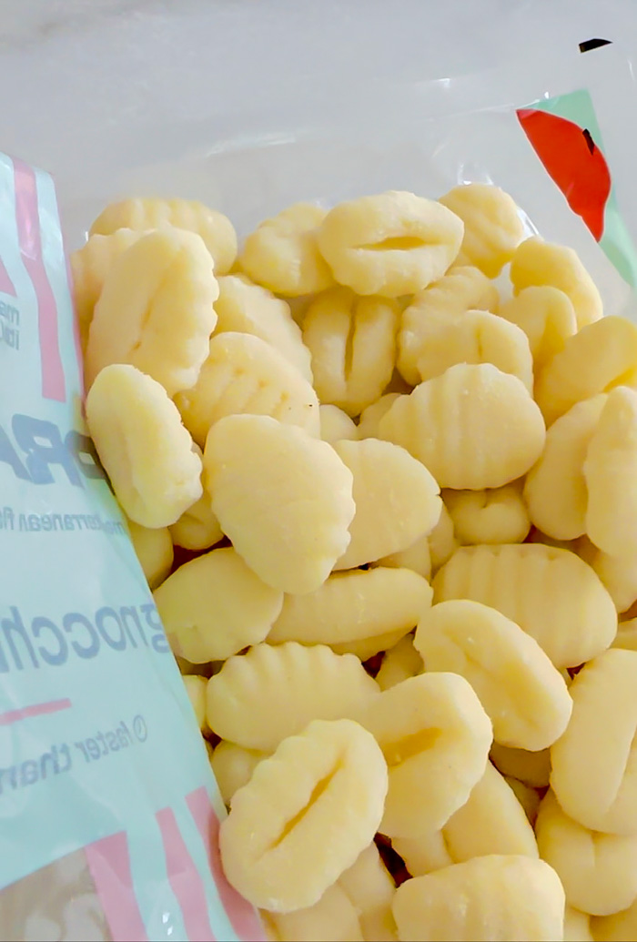 Trader Joe's Gnocchi package open