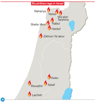 Israel Di Landa Kebakaran Besar