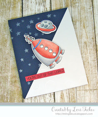 You're Out of this World card-designed by Lori Tecler/Inking Aloud-stamps from My Favorite Things