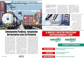 SETTEMBRE 2023 PAG. 54 -  Interporto Padova, relazione ferroviaria con la Polonia