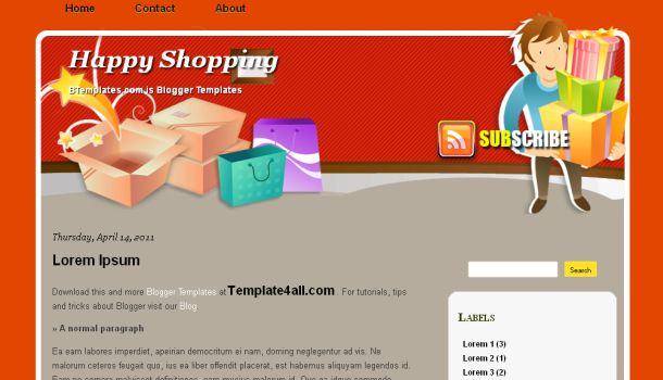 google blogger backgrounds. Gray Shop Blogger Template