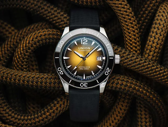 Union Glashütte Noramis Date Sport with Yellow Dial