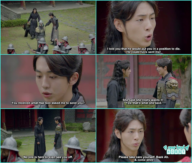  14th prince come to say goodbye to 13th prince - Moon Lovers Scarlet Heart Ryeo - Episode 19