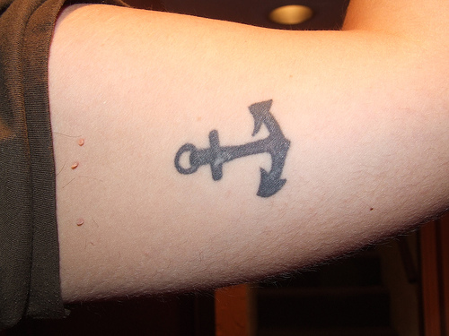 Anchor Tattoo for Hand Anchor Inside Arm Tattoo Posted by Admin