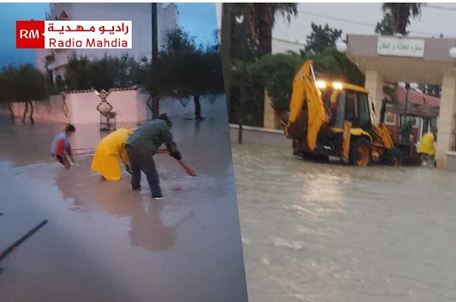 قصور الساف : الاشادة بدور أعوان البلدية في مجابهة كارثة السيول