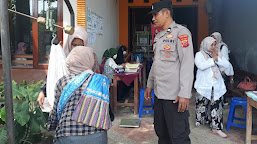 Ps.Panit Binmas Polsek Sukagumiwang Monitoring Kegiatan Posyandu di Desa Kliwed