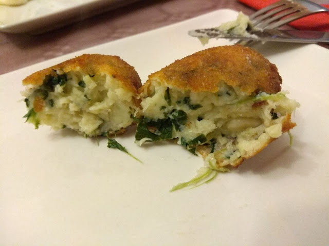 CROQUETAS DE ESPINACAS Y QUESO