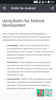 Kotlin Programming Reference Manual Guide AdFree APK