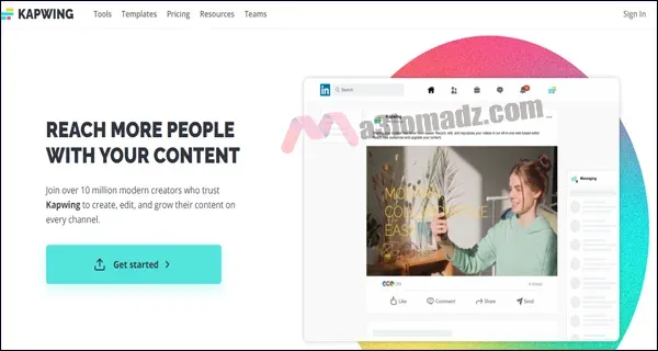  موقع kapwing