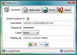 Gmail Growl 1.6.1.6 Monitor Gmail Account