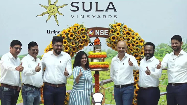 Sula Vineyards share Flat Listing, Only 1% Premium on market debut