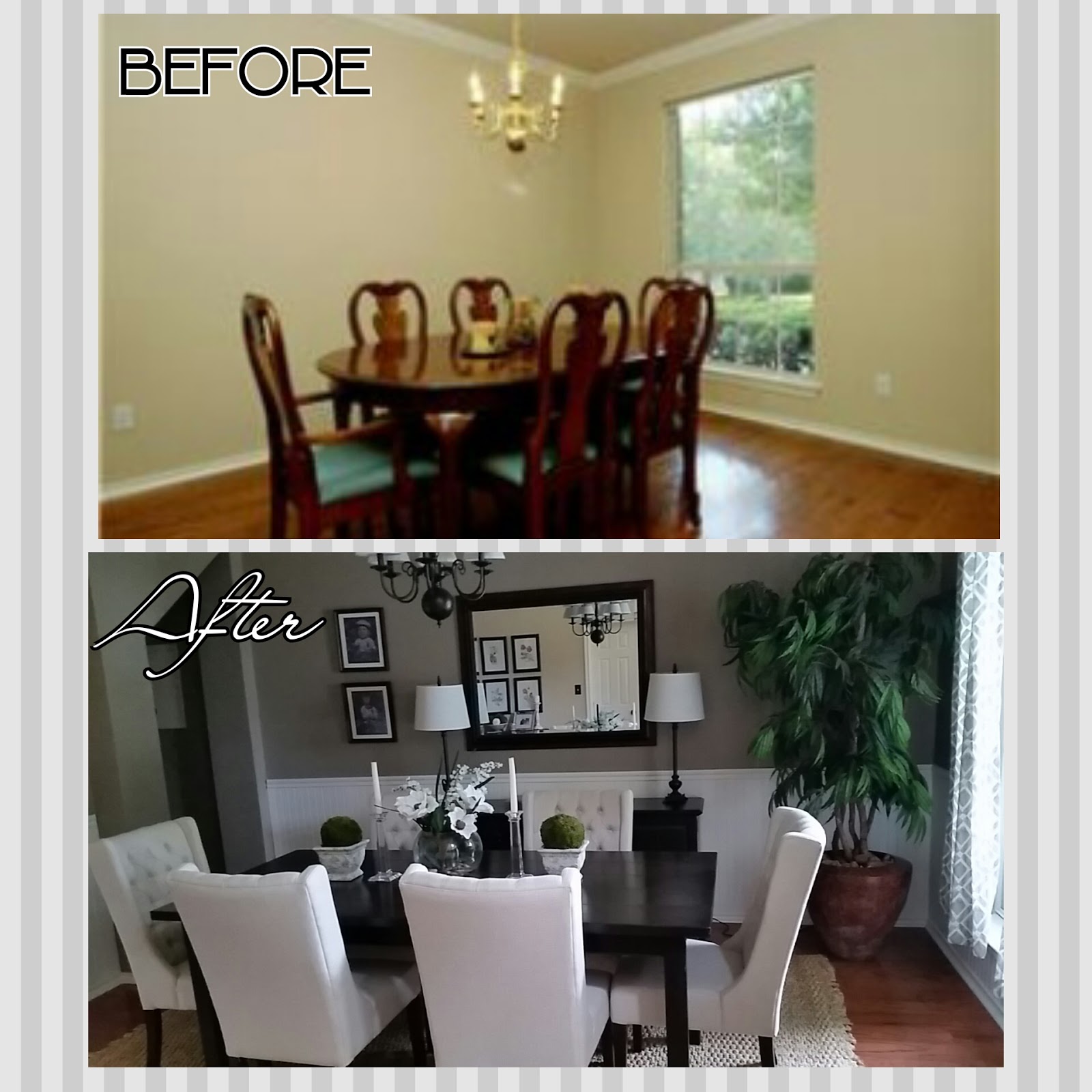 DIYife: Dining Room Makeover on a BUDGET