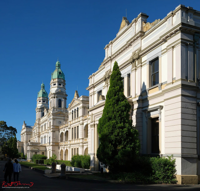 Institute Building (circa 1883) Sydney University, City Road. Fujifilm X100VI in Newtown