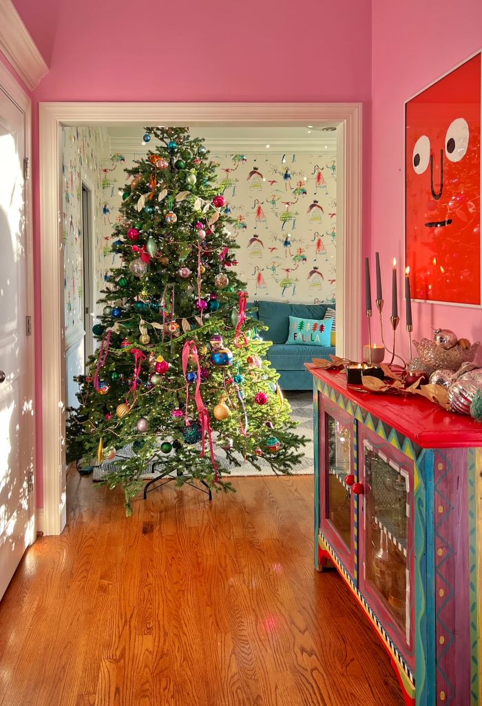 Colorful Christmas tree-designaddictmom