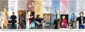 10 bookmarks of the 'life outside the box' puppetry project