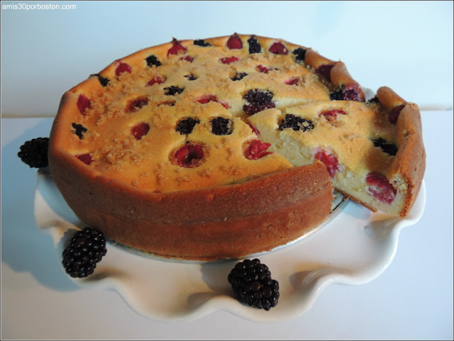 Tarta de Frambuesas Y Moras