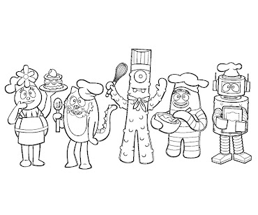 #10 Yo Gabba Gabba! Coloring Page