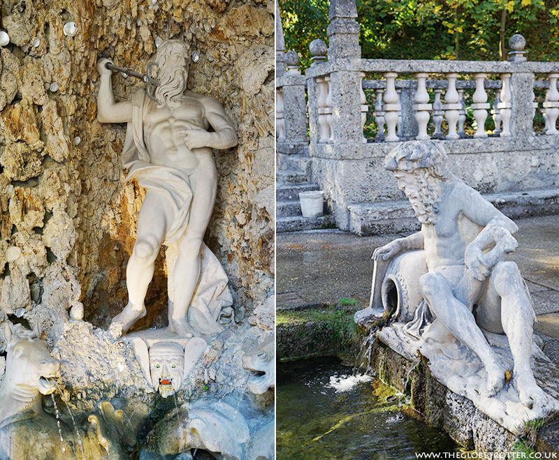Hellbrunn Palace & Trick Fountains in Salzburg, Austria
