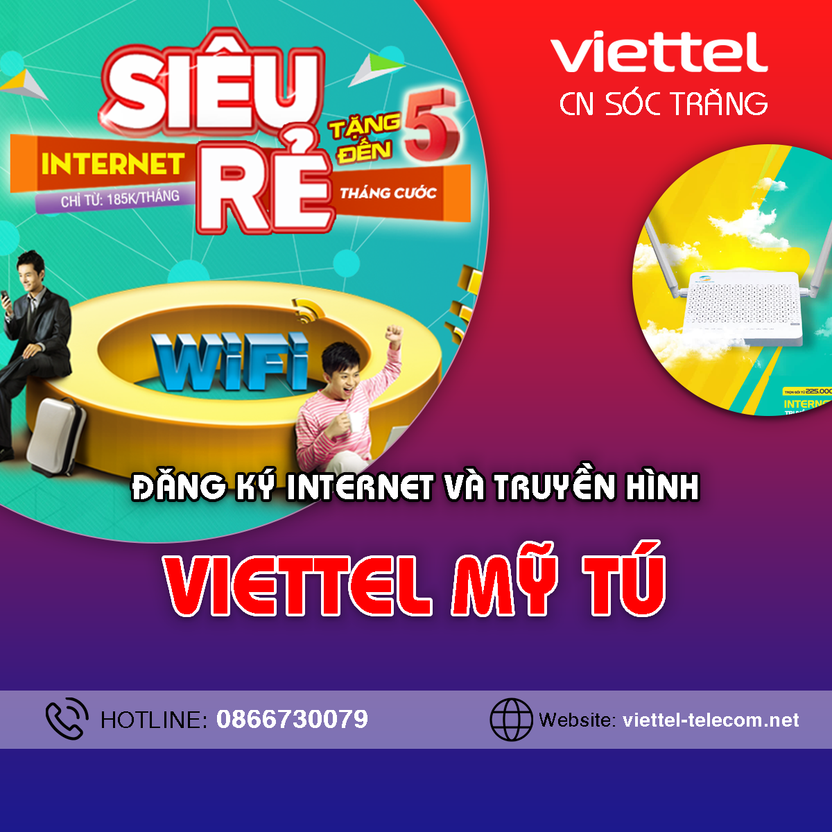 Cửa hàng Viettel huyện Mỹ Tú