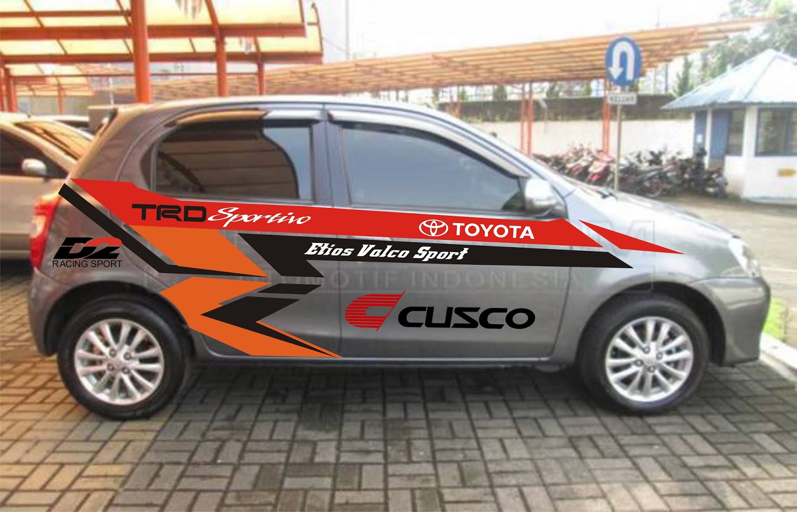Top Modifikasi Stiker Mobil Etios Valco  Terbaru Modifotto