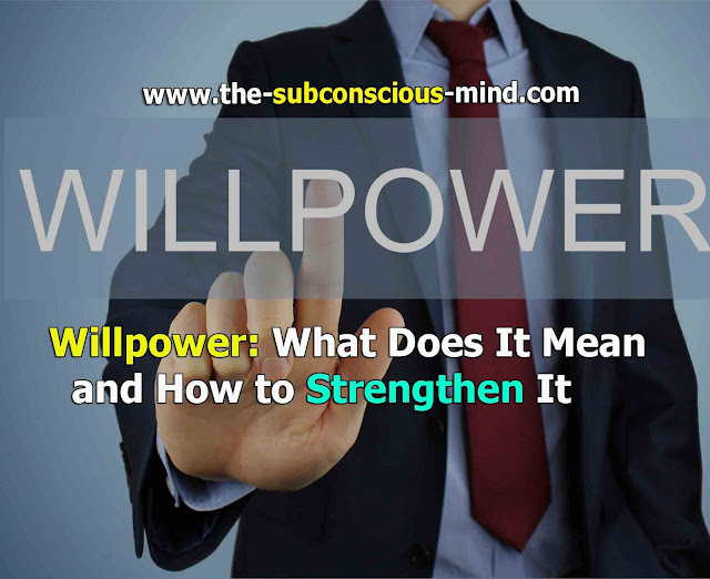 what does willpower mean,