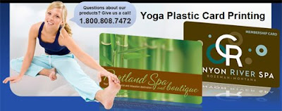 Plastic Yoga Membership Cards