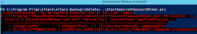 Altaro: Powershell, puesta en marcha - Parte 1