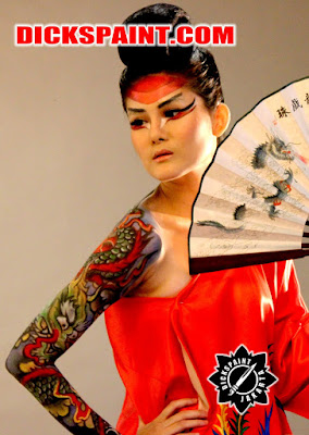 Body Painting Dragon Yakuza Jakarta