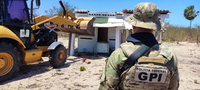 PF divulga resultado parcial da "Operação Terra Prometida" deflagrada em Cajueiro da Praia