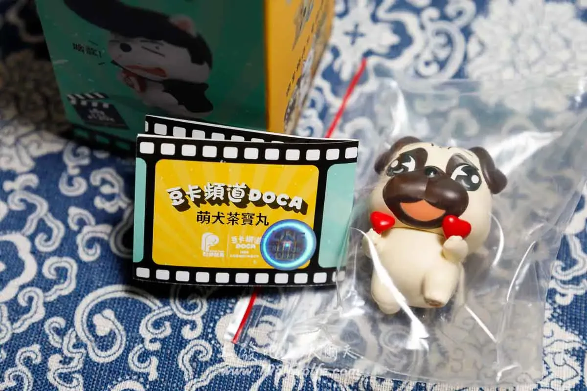 豆卡頻道 萌犬茶寶丸 夥伴玩具扭蛋系列公仔