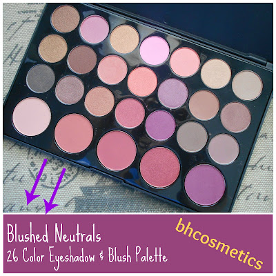 bhCosmetics Blushed Neutrals 26 Color Eyeshadow & Blush Palette